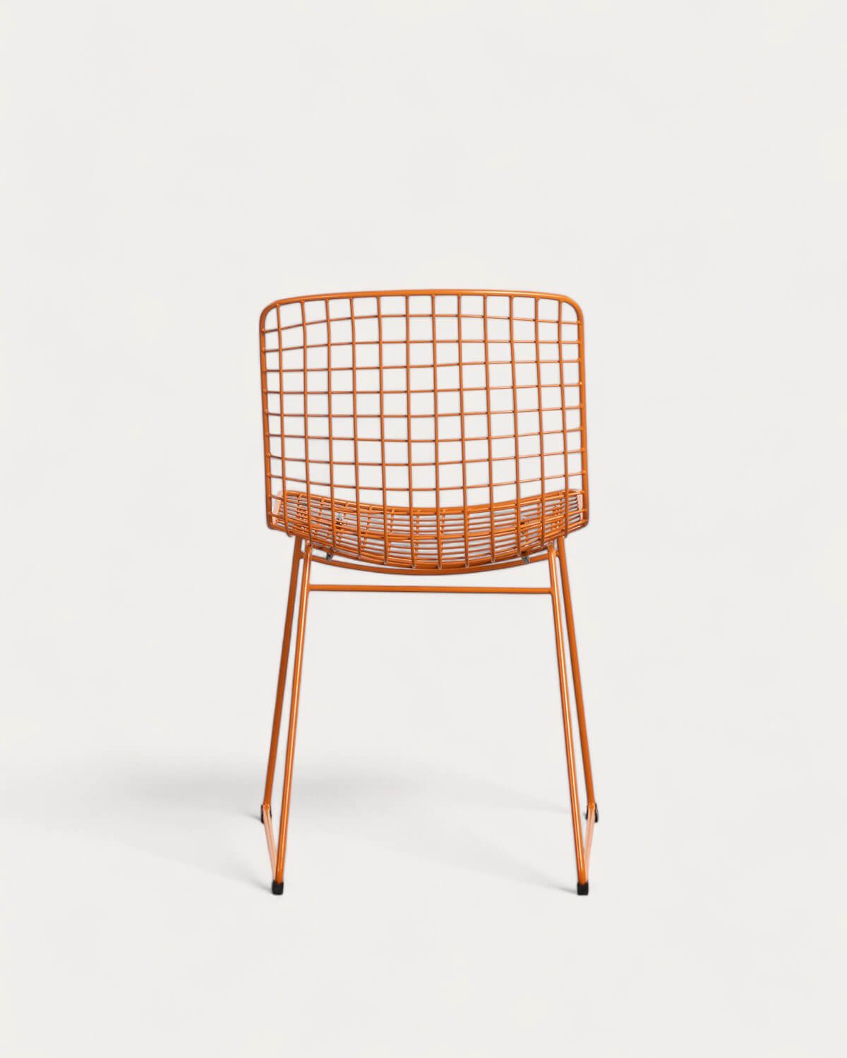 Pack of 2 Aras Fresh High Back Metal Dining Chairs, gallery image 5