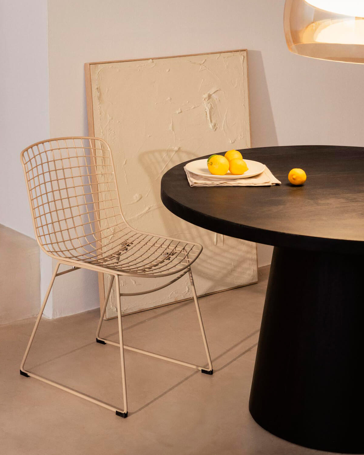 Pack of 2 Aras Fresh High Back Metal Dining Chairs, gallery image 2