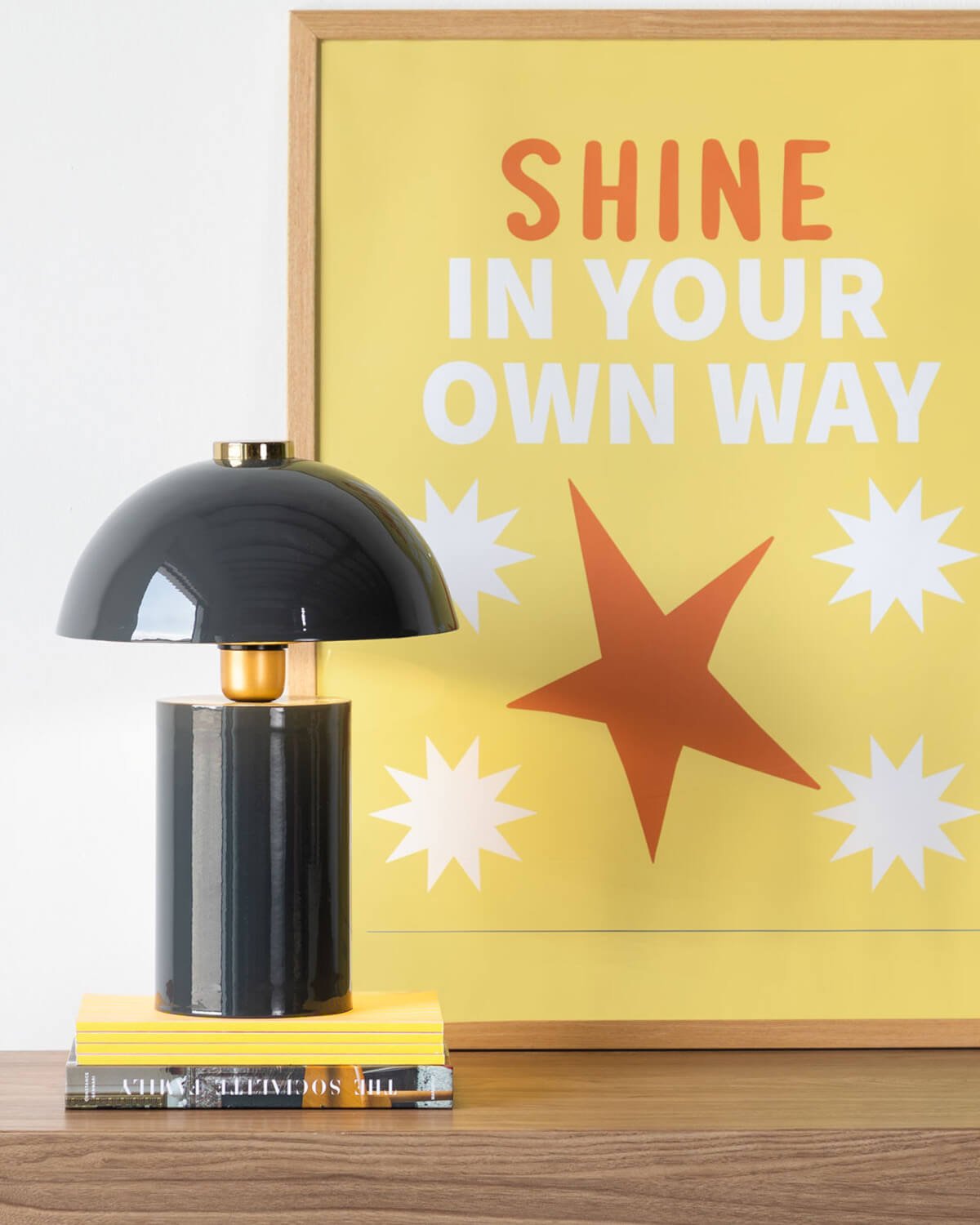Metal Table Lamp (Ø26 cm) Seta, gallery image 2