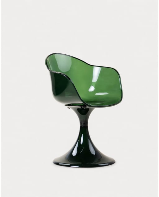 Polycarbonate Dining Chair Pinhes - Green Flora