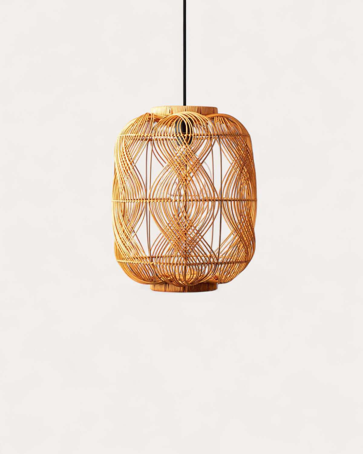 Rattan Ceiling Lamp (Ø35 cm) Hopp, gallery image 1