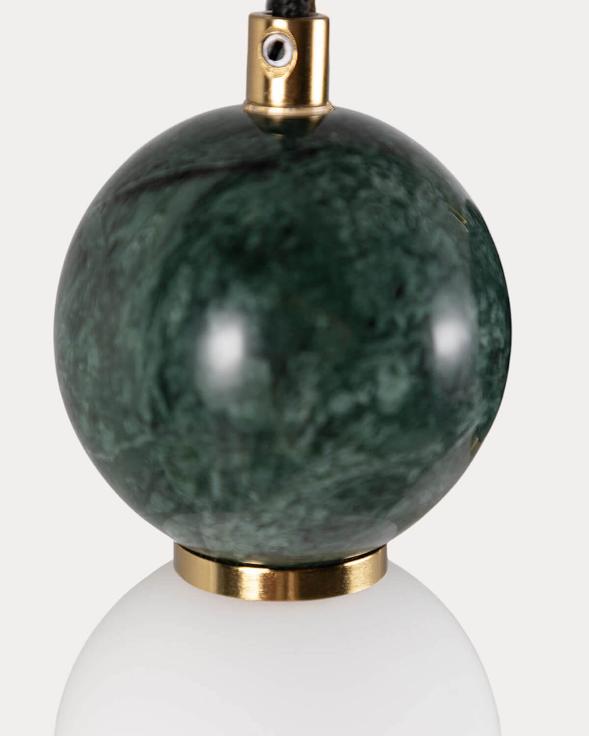 3-Light Metal Ceiling Lamp with Valenes Marble, gallery image 5