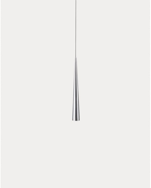 Metal LED Ceiling Lamp (Ø6 cm) Garenth - Galvanized Aluminium