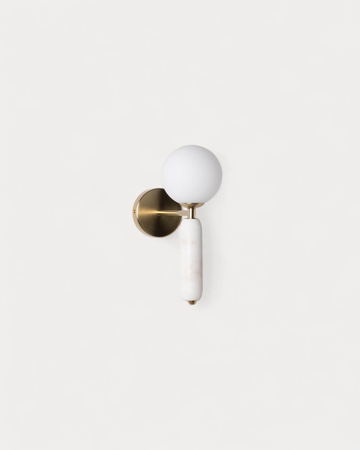 Metal Wall Lamp with Valenes Marble, gallery image 1