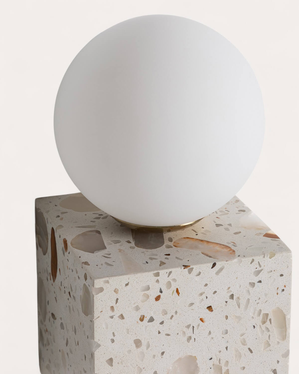 Terrazzo Cube Wall Sconce Lunas, gallery image 8