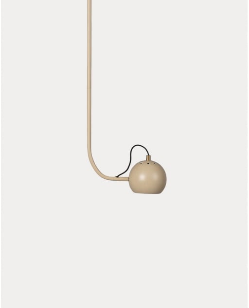 Medea Metal Ceiling Light - Beige Seashell
