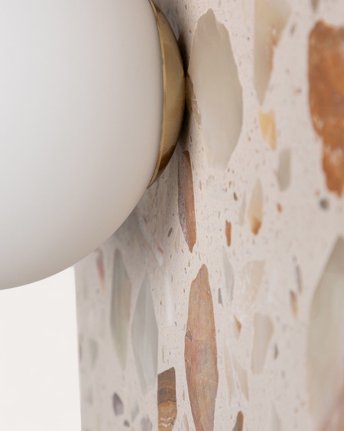 Side Sphere Wall Sconce Terrazzo Lunas, gallery image 5