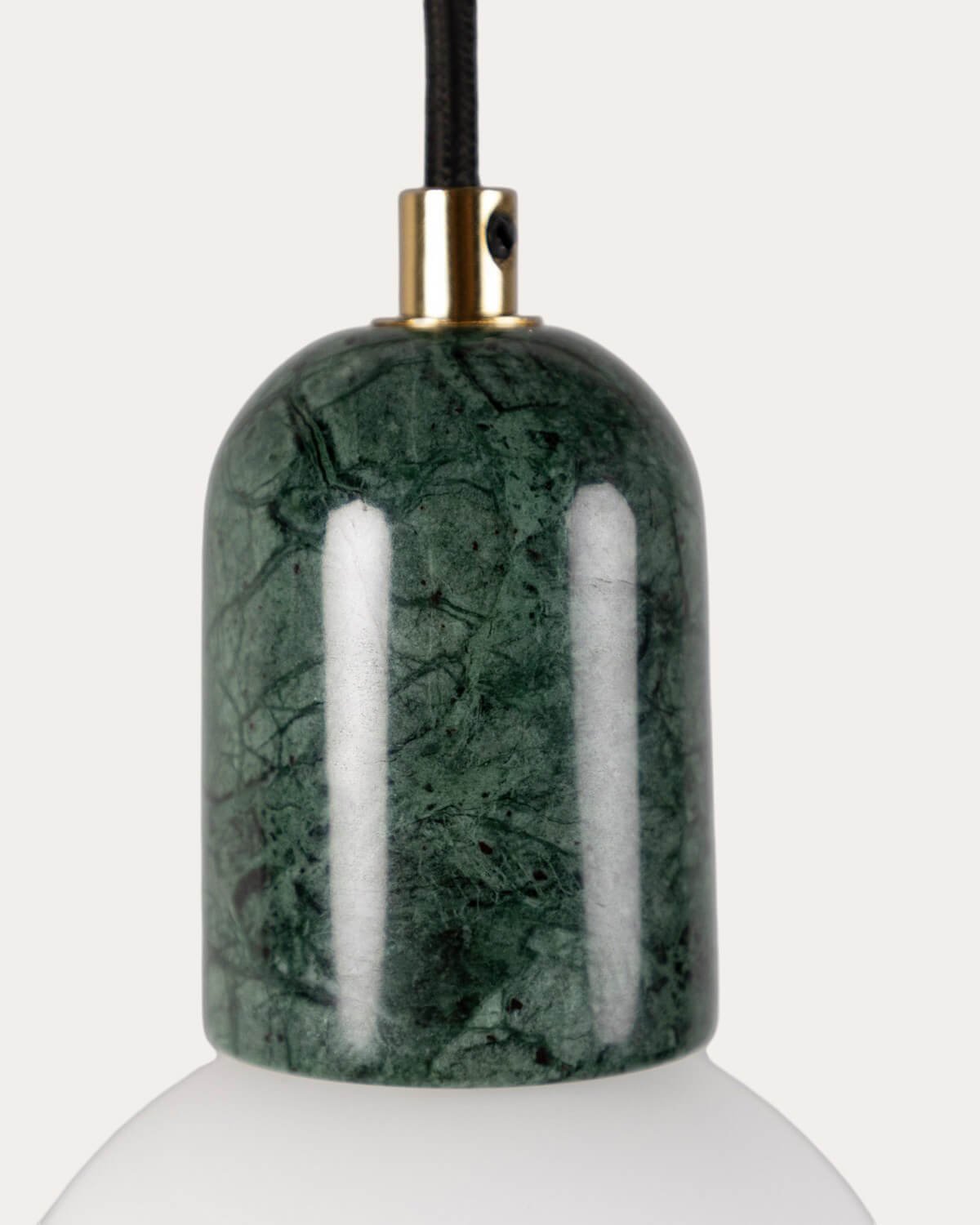 Valenes Marble Metal Spherical Ceiling Lamp, gallery image 3