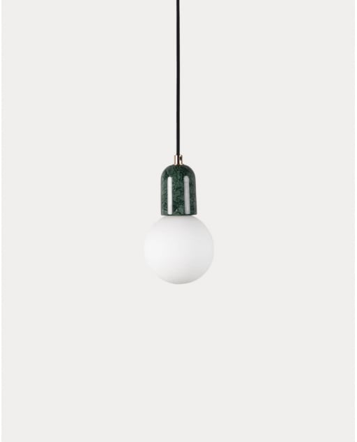 Valenes Marble Metal Spherical Ceiling Lamp