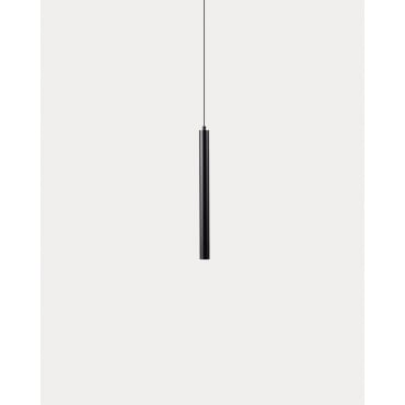 Metal LED Ceiling Lamp (Ø3.5 cm) Muir Black Obsidian - The Masie