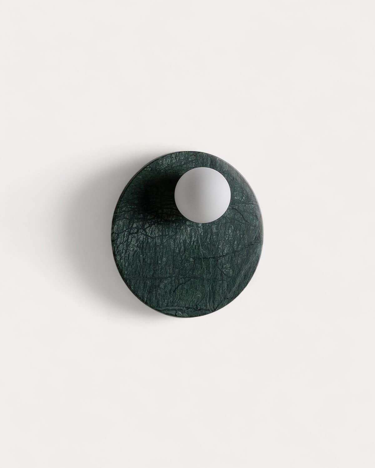 Marble Side Sphere Wall Sconce Lunas, gallery image 1
