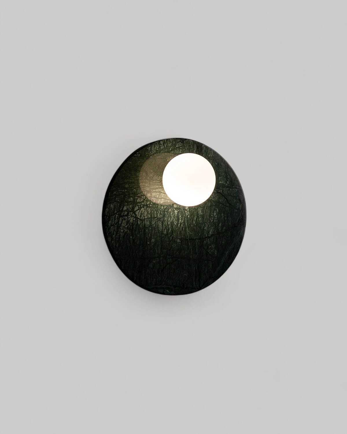 Marble Side Sphere Wall Sconce Lunas, gallery image 4