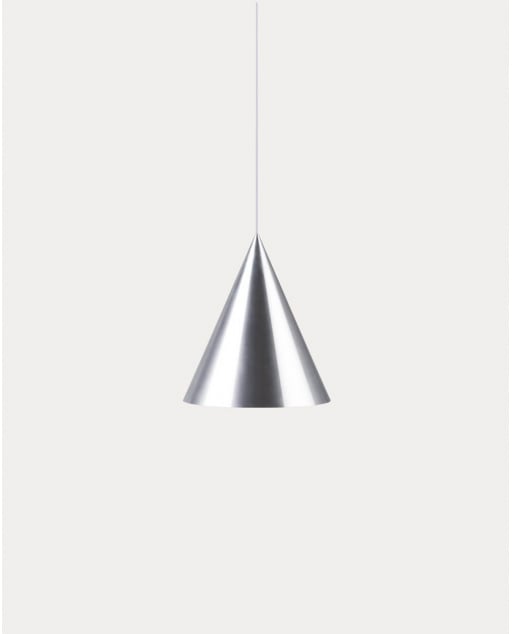 Metal Ceiling Lamp (Ø40 cm) Eirlys - Galvanized Aluminium