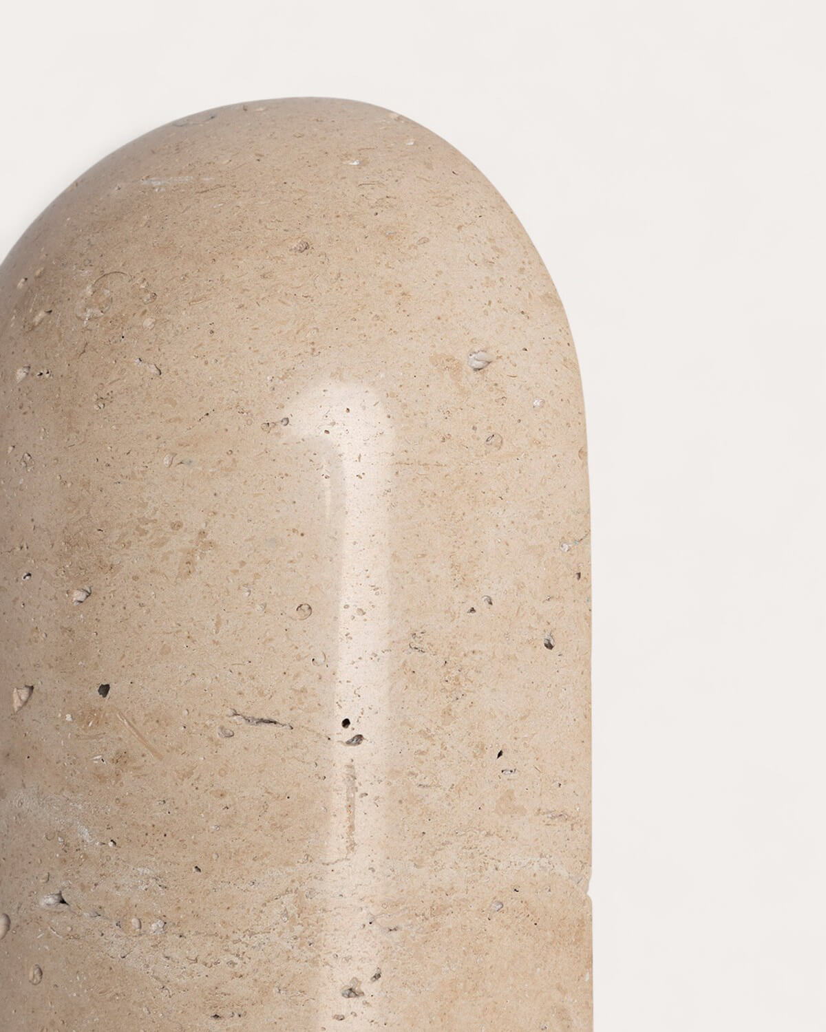 Travertine Marble Wall Sconce Nasir, gallery image 3