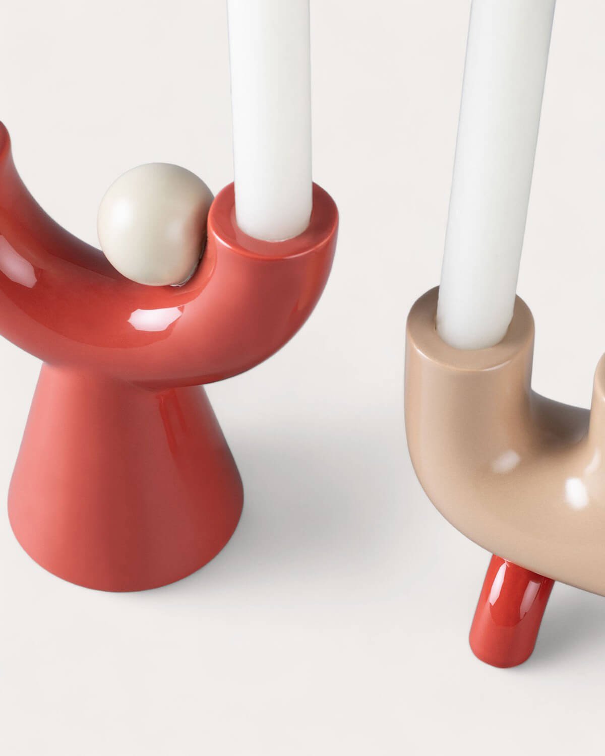 Set of 2 designer Candle Holders, gallery image 5