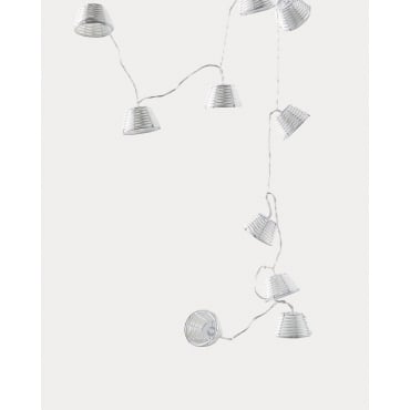 Decorative Outdoor Solar LED Garland Lights Kimba White - The Masie