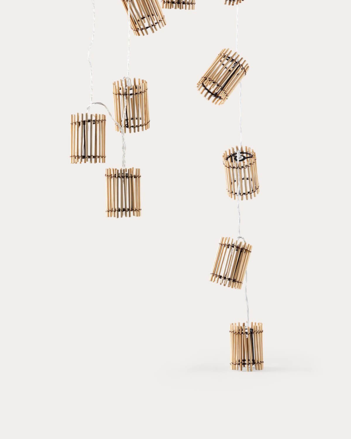  Bamboo LED Decorative Garland Hani, gallery image 1