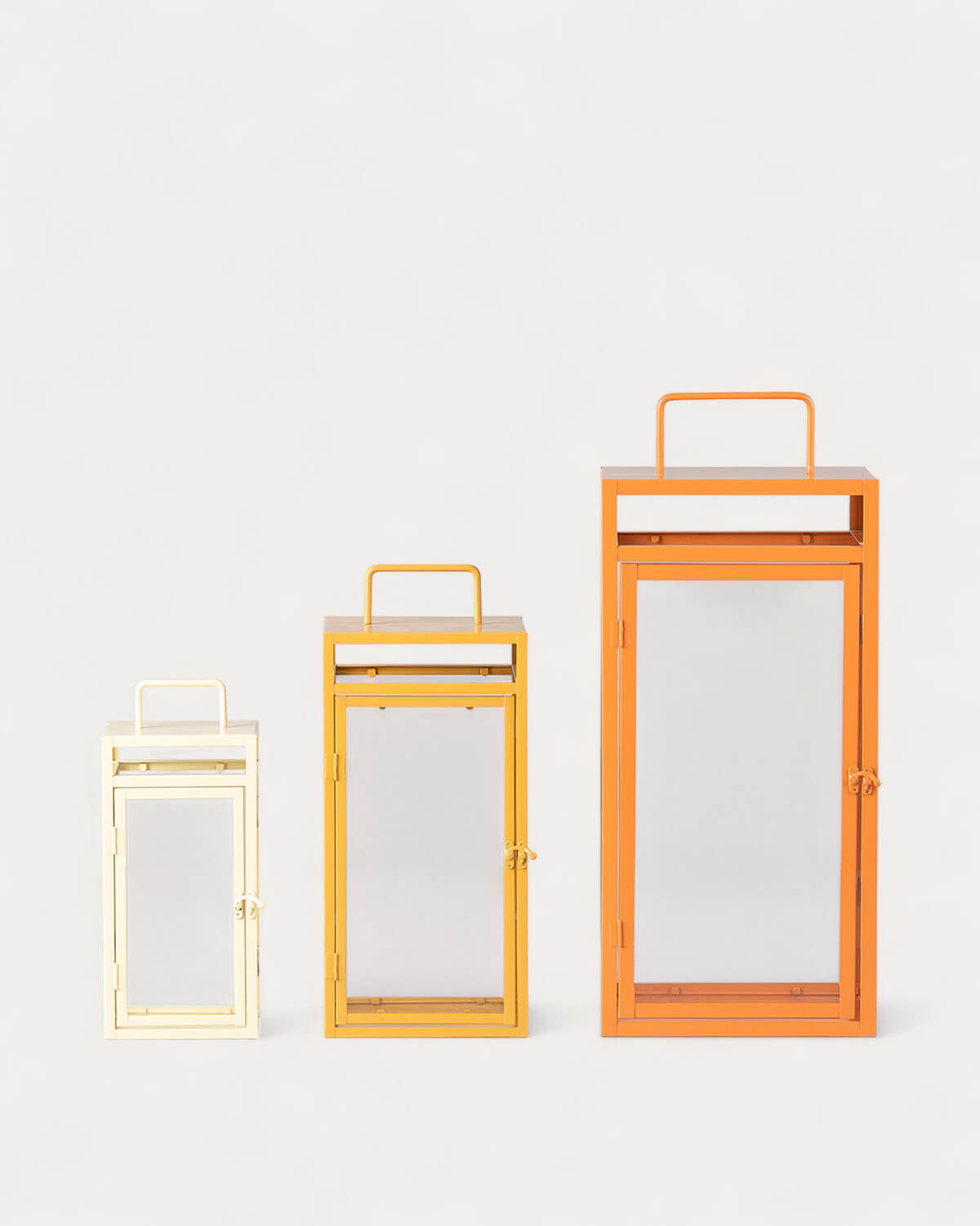 Set of 3 Metal Candle Holders Zafir, gallery image 1