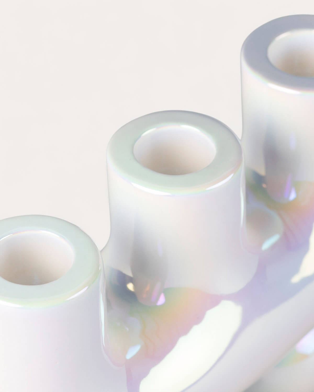 Osaura Galvanized Dolomite Candle Holder, gallery image 7