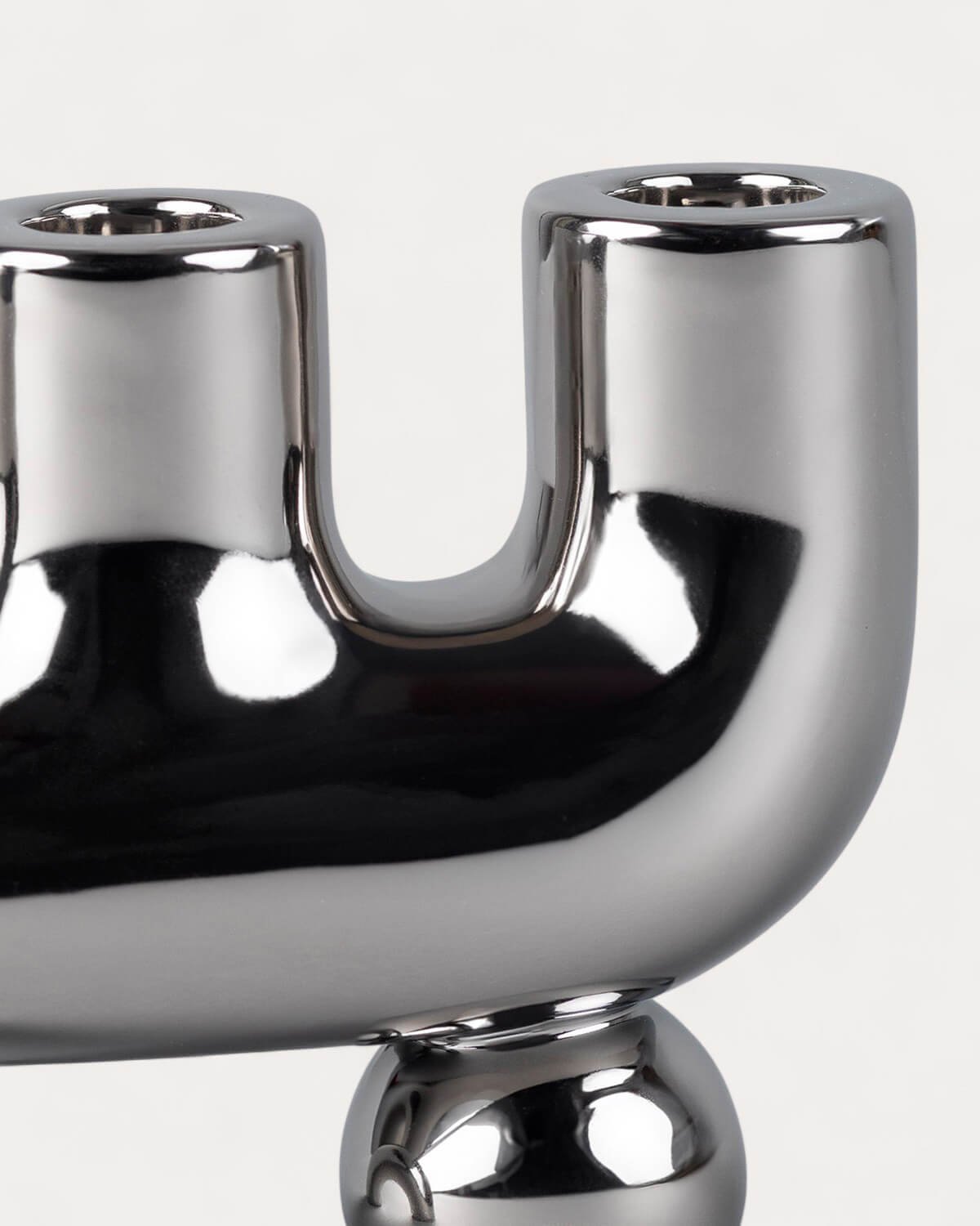 Osaura Galvanized Dolomite Candle Holder, gallery image 8