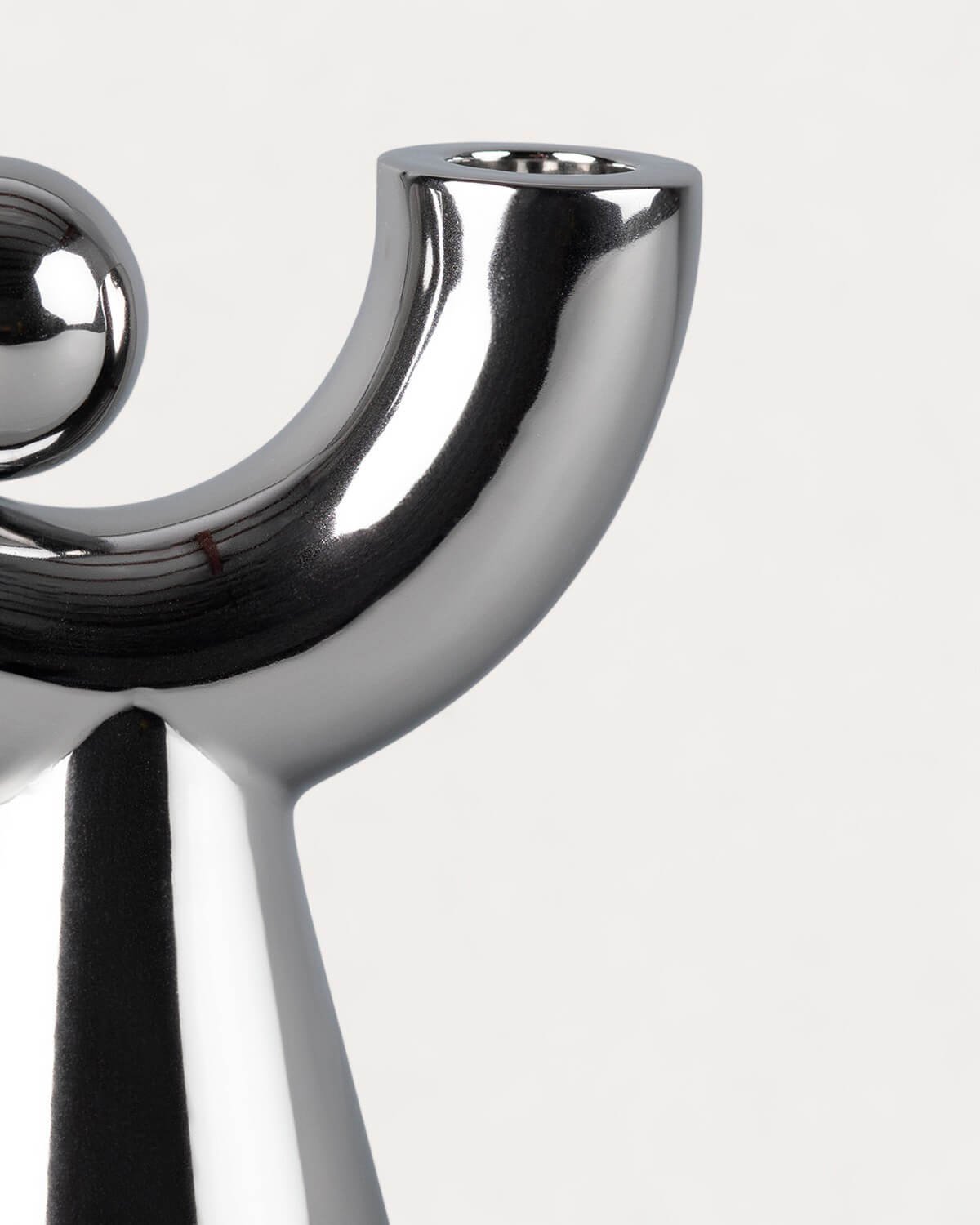 Osiura Galvanized Dolomite Candle Holder, gallery image 6