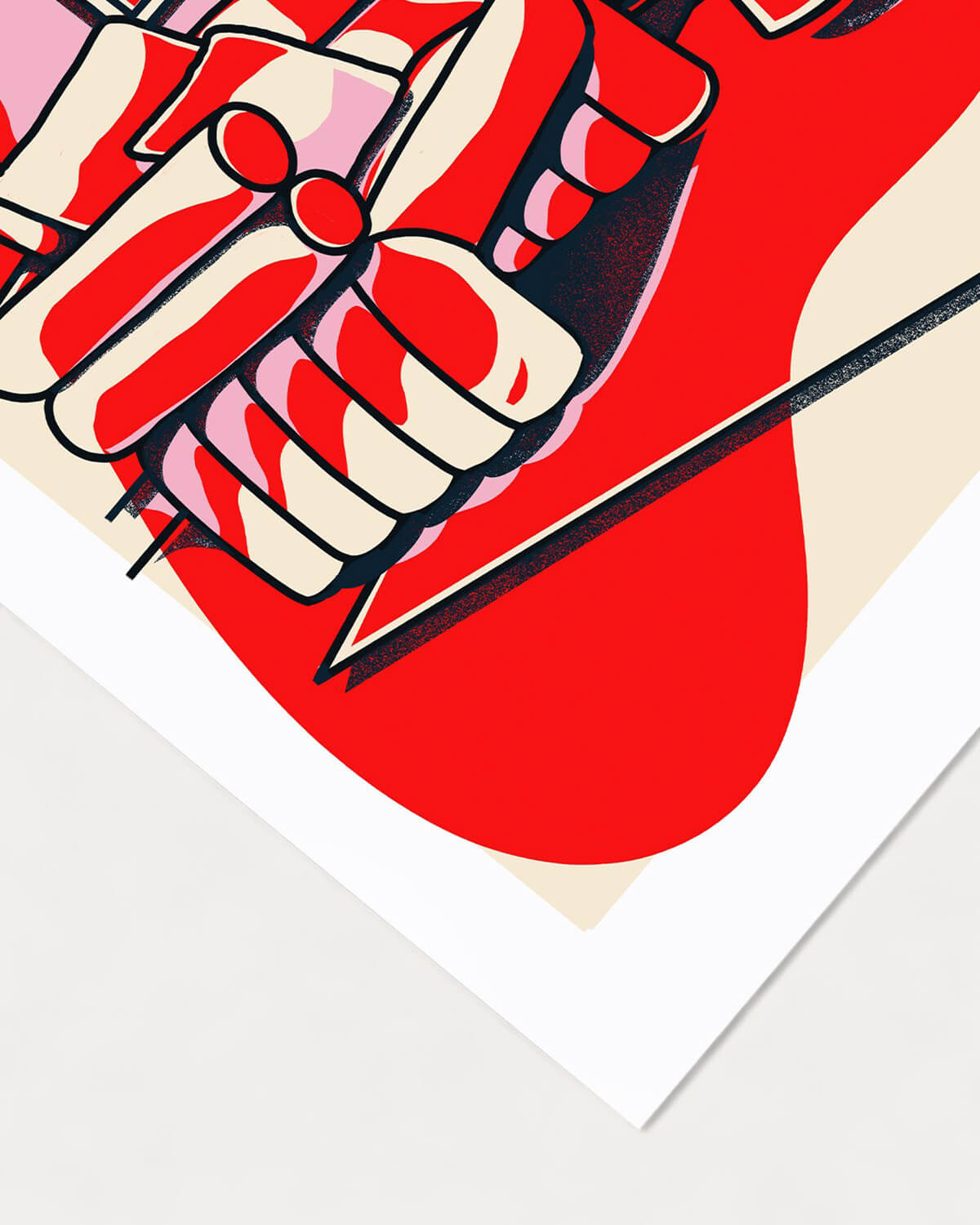 Decorative Print (29,7x42 cm) Red Misty by Medina Òscar. Limited Edition, gallery image 4