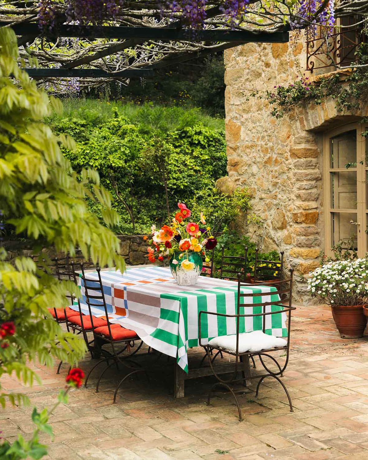 Cotton tablecloth 253x148 cm Pilu, gallery image 2