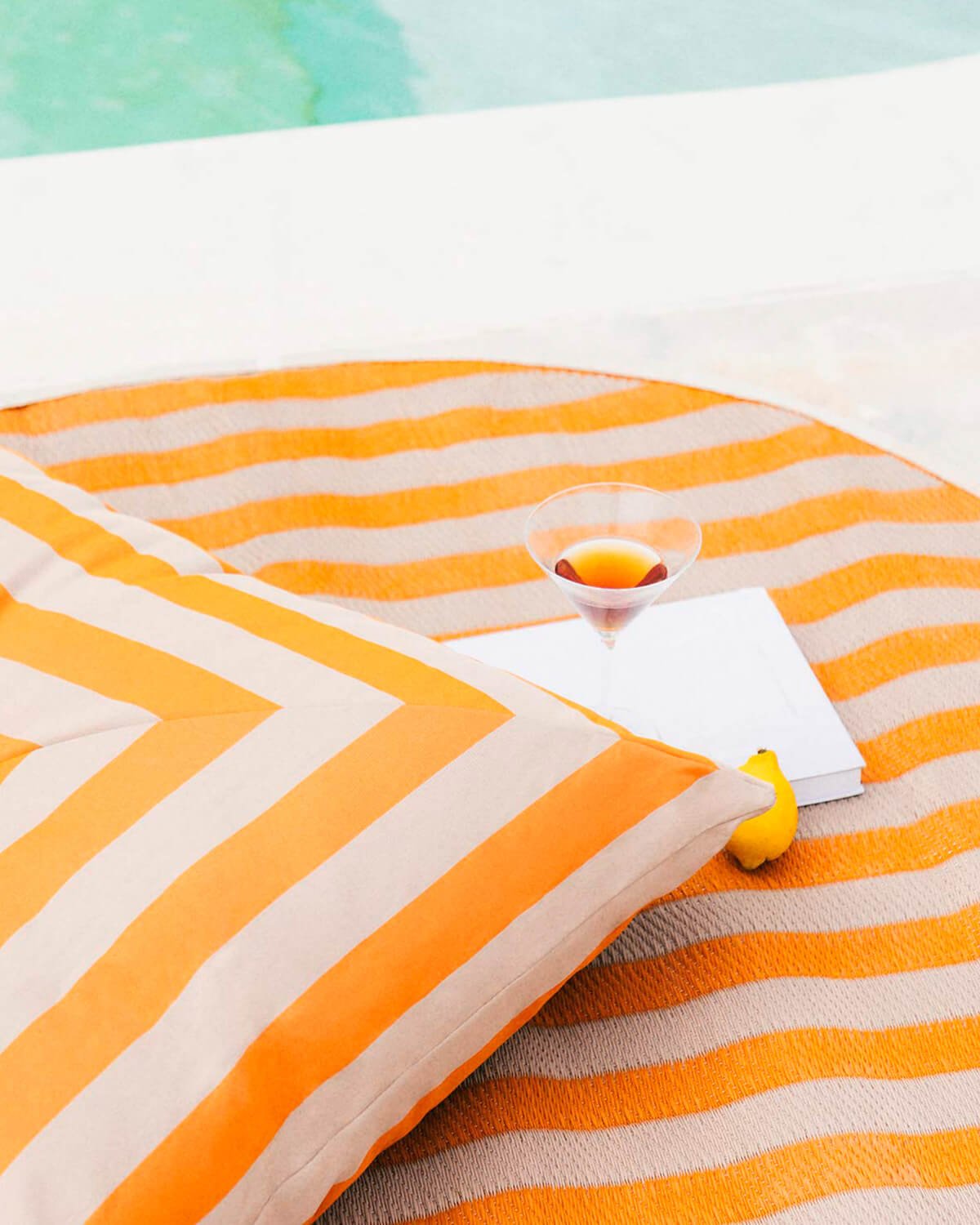 Round Polypropylene Outdoor Rug (Ø149 cm) Cierzo, gallery image 3