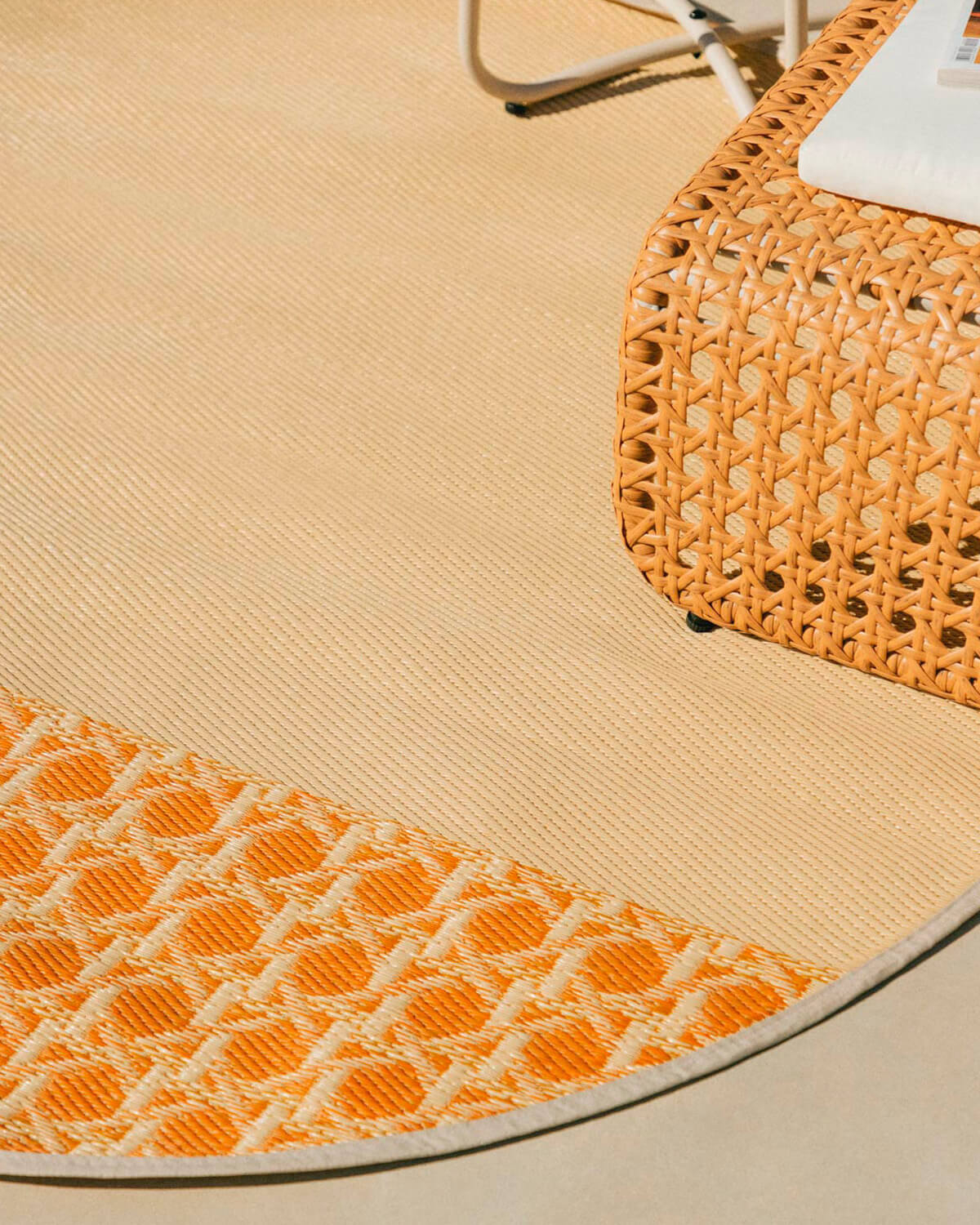 Round Polypropylene Outdoor Rug (Ø150 cm) Tramuntan, gallery image 3