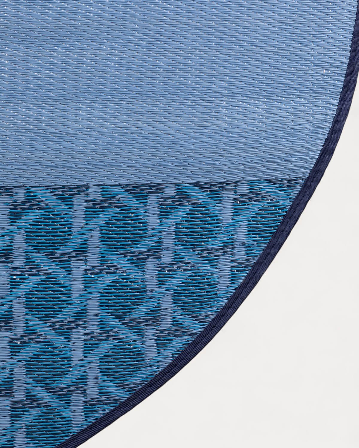 Round Polypropylene Outdoor Rug (Ø150 cm) Tramuntan, gallery image 5