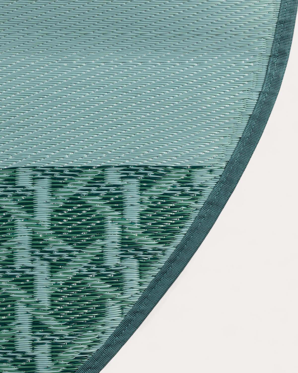 Round Polypropylene Outdoor Rug (Ø150 cm) Tramuntan, gallery image 6