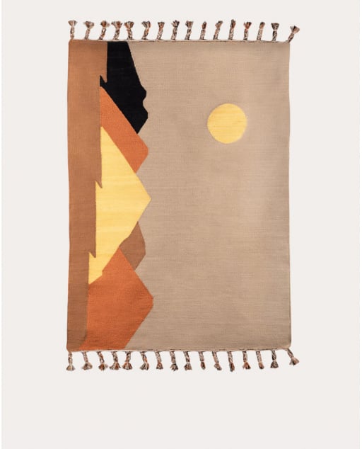 Handmade Wool and Cotton Rug (262X162 cm) Tanya