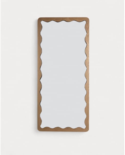 Rectangular Wooden Wall Mirror (220x100 cm) Arali