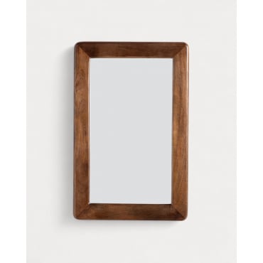 Mango Wood Wall Mirror (110x70 cm) Reichel Medium Mango - The Masie