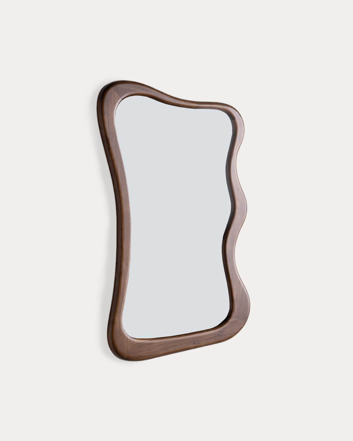 Pine Wood Wall Mirror (80x50 cm) Vahid, gallery image 1