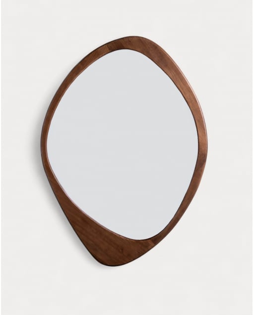 Pine Wood Wall Mirror (166x120 cm) Iker