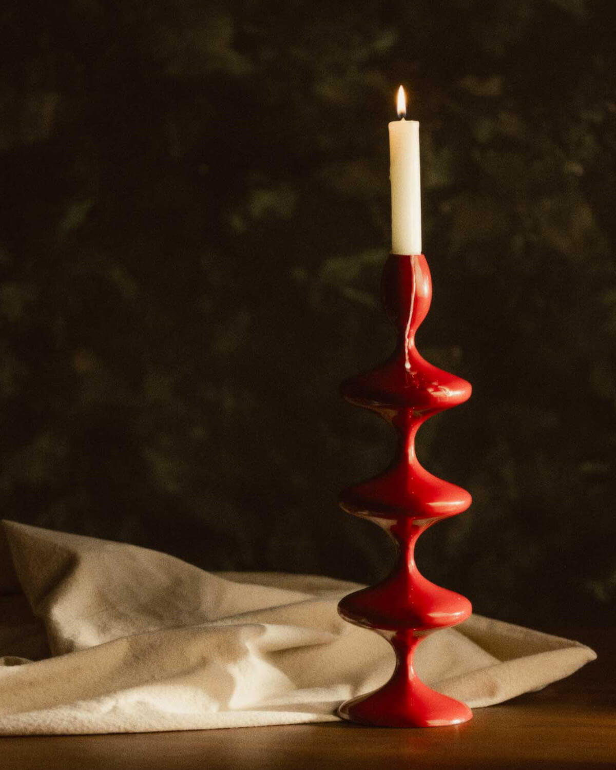 Metal Candlestick (37 cm) Fulgui, gallery image 2