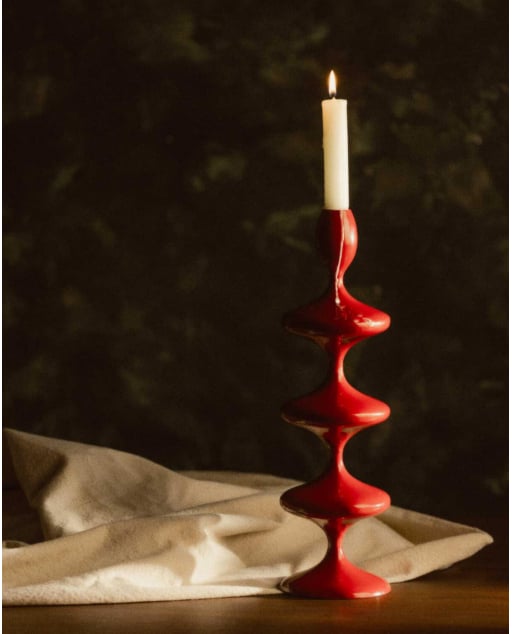 Metal Candlestick (37 cm) Fulgui