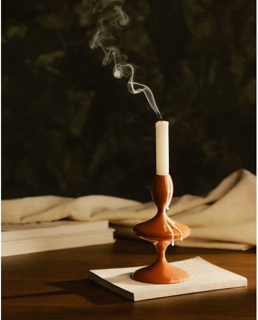 Metal Candle Holder (19,5 cm) Fulgui