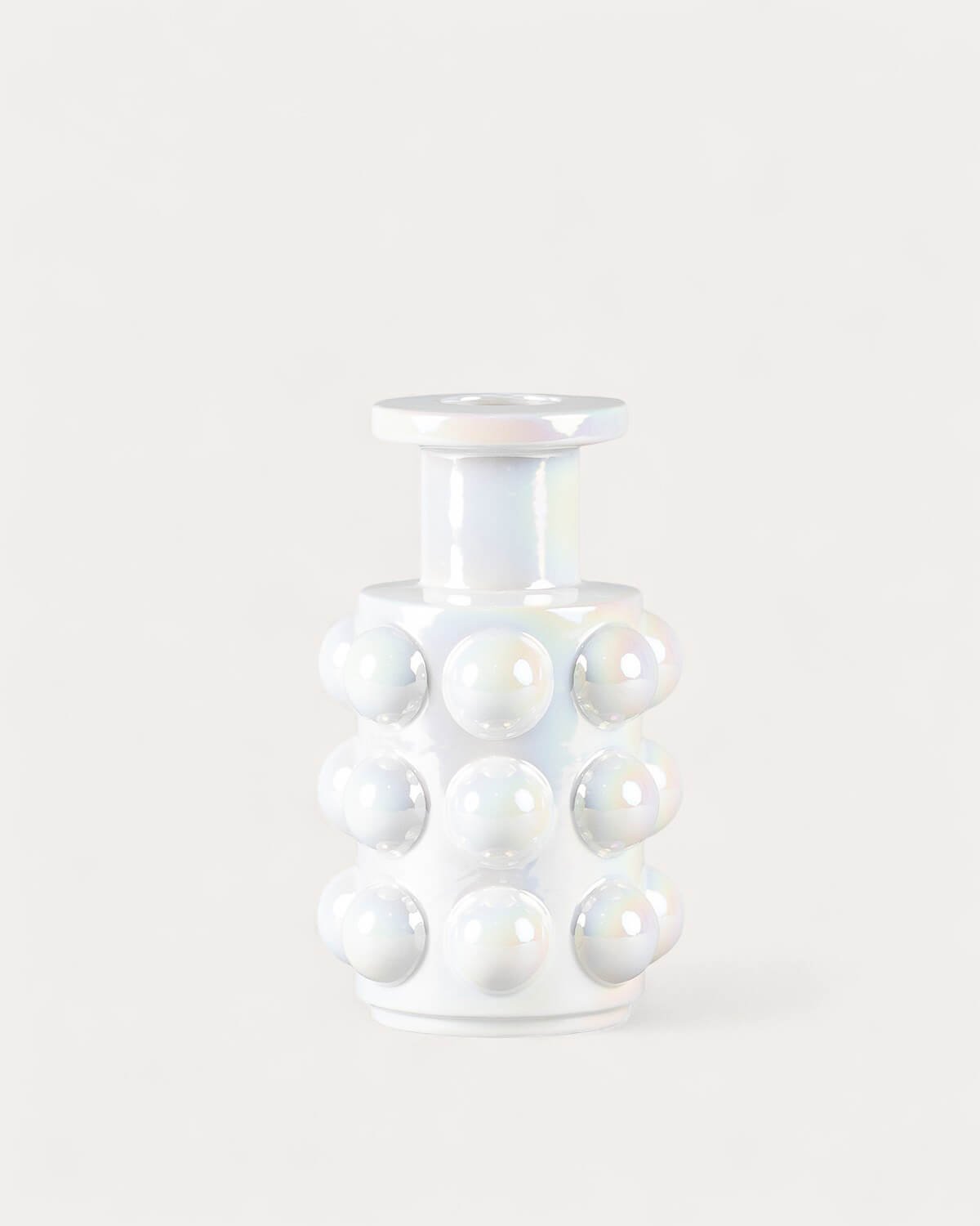 Malik High Galvanized Dolomite Vase, gallery image 1