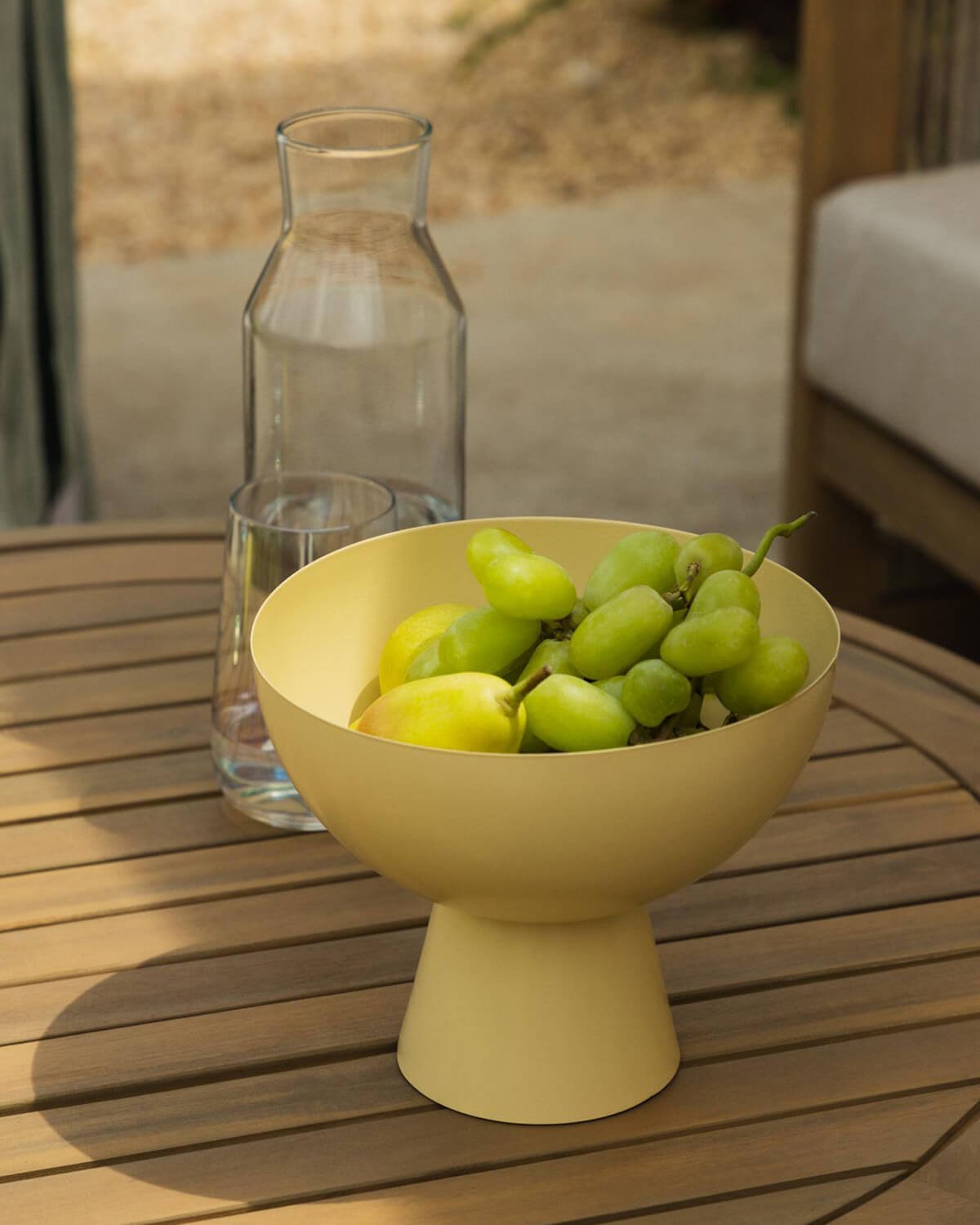 Decorative Metal Bowl with Base (Ø20 cm) Eladi, gallery image 2