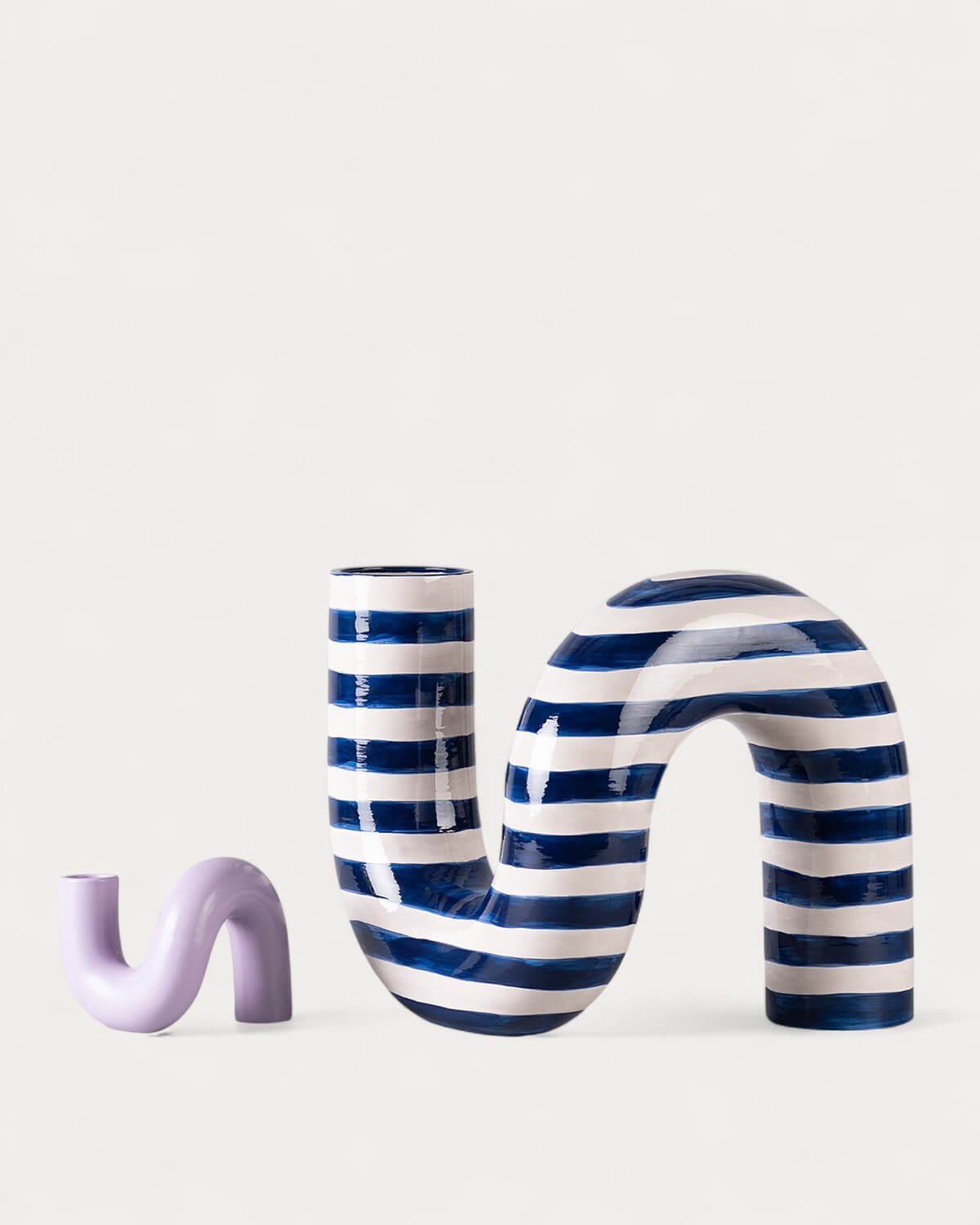 Tall Dolomite Vase XL Nito Line, gallery image 5