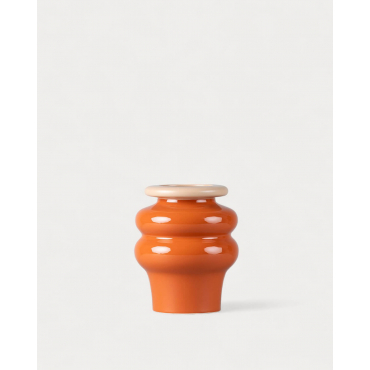 Dolomite Vase Gilim Light orange - The Masie