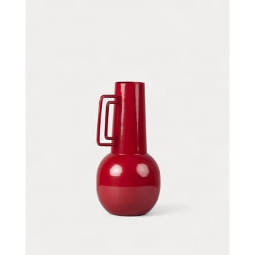 Xalor Metal Vase Red Chili - The Masie