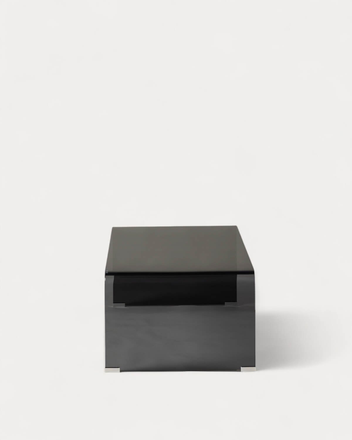 Rectangular Coffee Table in Tempered Glass (120x60 cm) Curve, gallery image 4