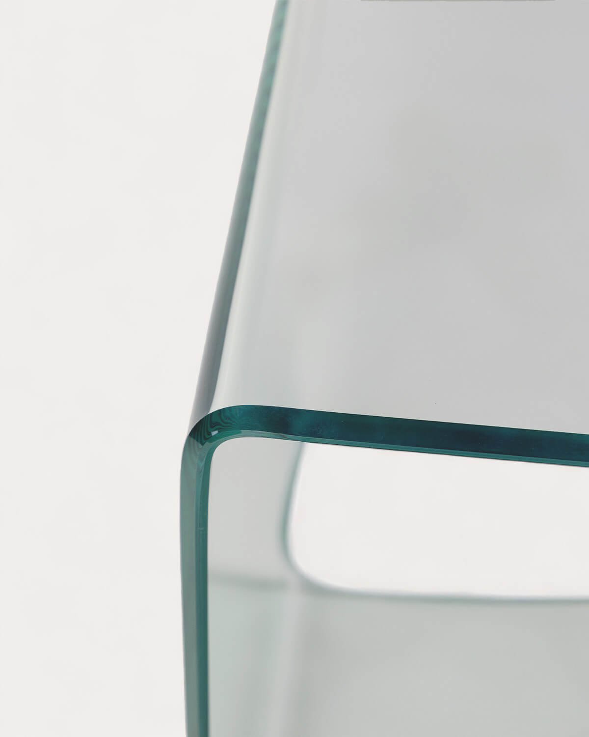 Square Tempered Glass Side Table (40x40 cm) Elem, gallery image 3