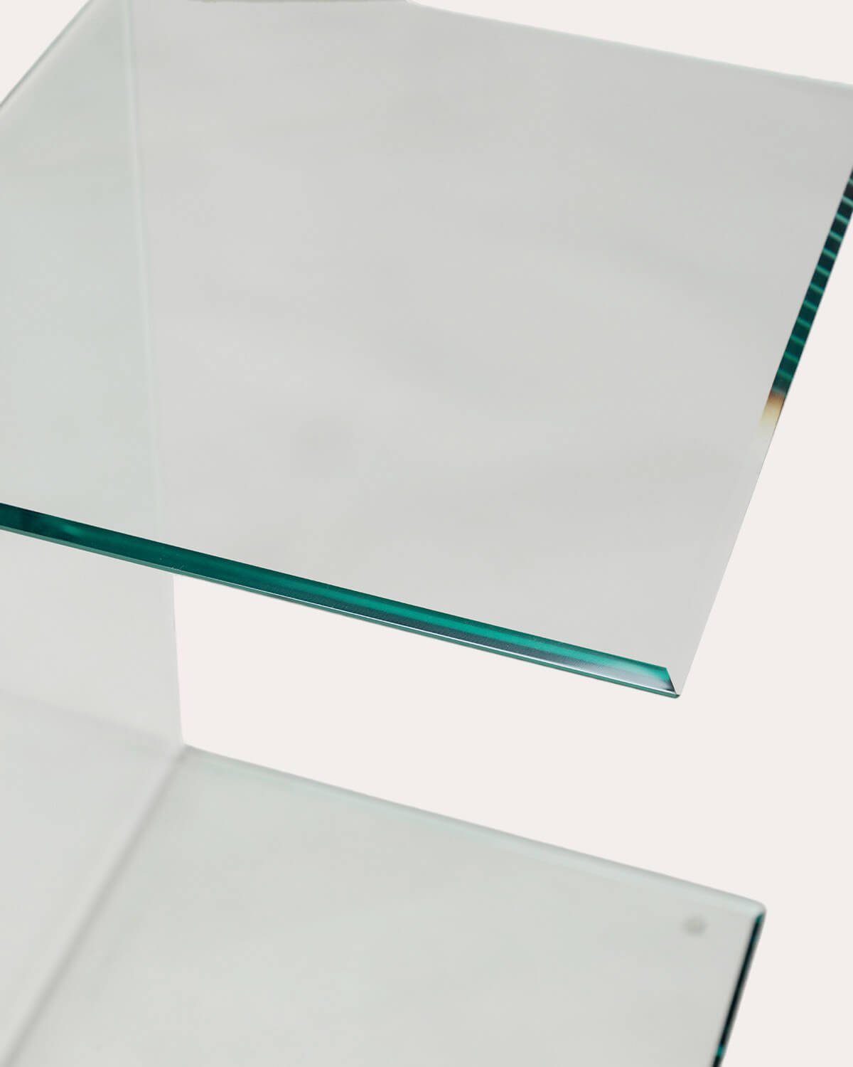 Square Tempered Glass Side Table (40x40 cm) Elem, gallery image 5