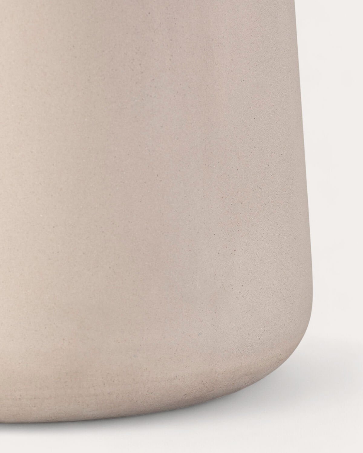 Concrete and Acacia Wood Planter M (43xØ31 cm) Hazan, gallery image 7