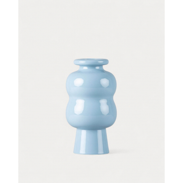 Dolomite Vase Gilem Light blue - The Masie