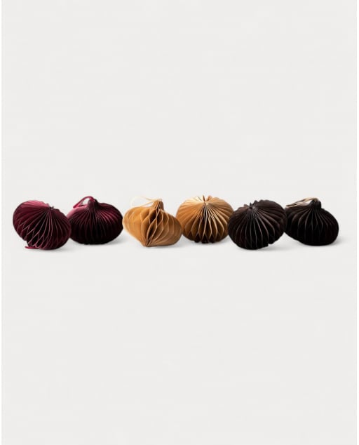 Set of 6 Decorative Garlands Craft Offset Roul